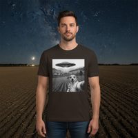 Load image into Gallery viewer, UFO Selfie Dog T-Shirt