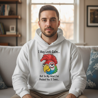Load image into Gallery viewer, I May Look Calm... But In My Head I’ve Pecked You 3 Times Hoodie