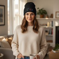 Load image into Gallery viewer, Embroidered Heartbeat-Dog Lover Beanie