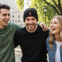 Load image into Gallery viewer, Embroidered 'F-CAW-F' Parrot Knit Beanie