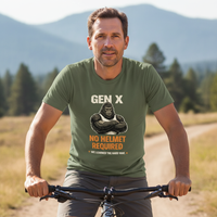 Load image into Gallery viewer, No Helmet Required — Just Pure Gen X Survival Skills 🦍