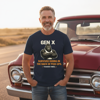 Load image into Gallery viewer, Survived Riding in the Back of Pickups — A True Gen X Achievement