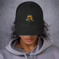 Load image into Gallery viewer, Sunflower-Hummingbird-Trucker Cap
