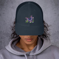 Load image into Gallery viewer, Purple Butterfly-Trucker Cap
