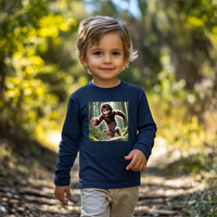 Load image into Gallery viewer, Lil Bigfoot Jog-Toddler Long Sleeve Tee-Rabbit Skins

