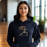 Load image into Gallery viewer, Skelly Warrior Pose-Unisex Heavy Blend™ Hooded Sweatshirt
